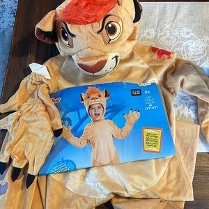 Disney lion king Simba Costume 3-4T